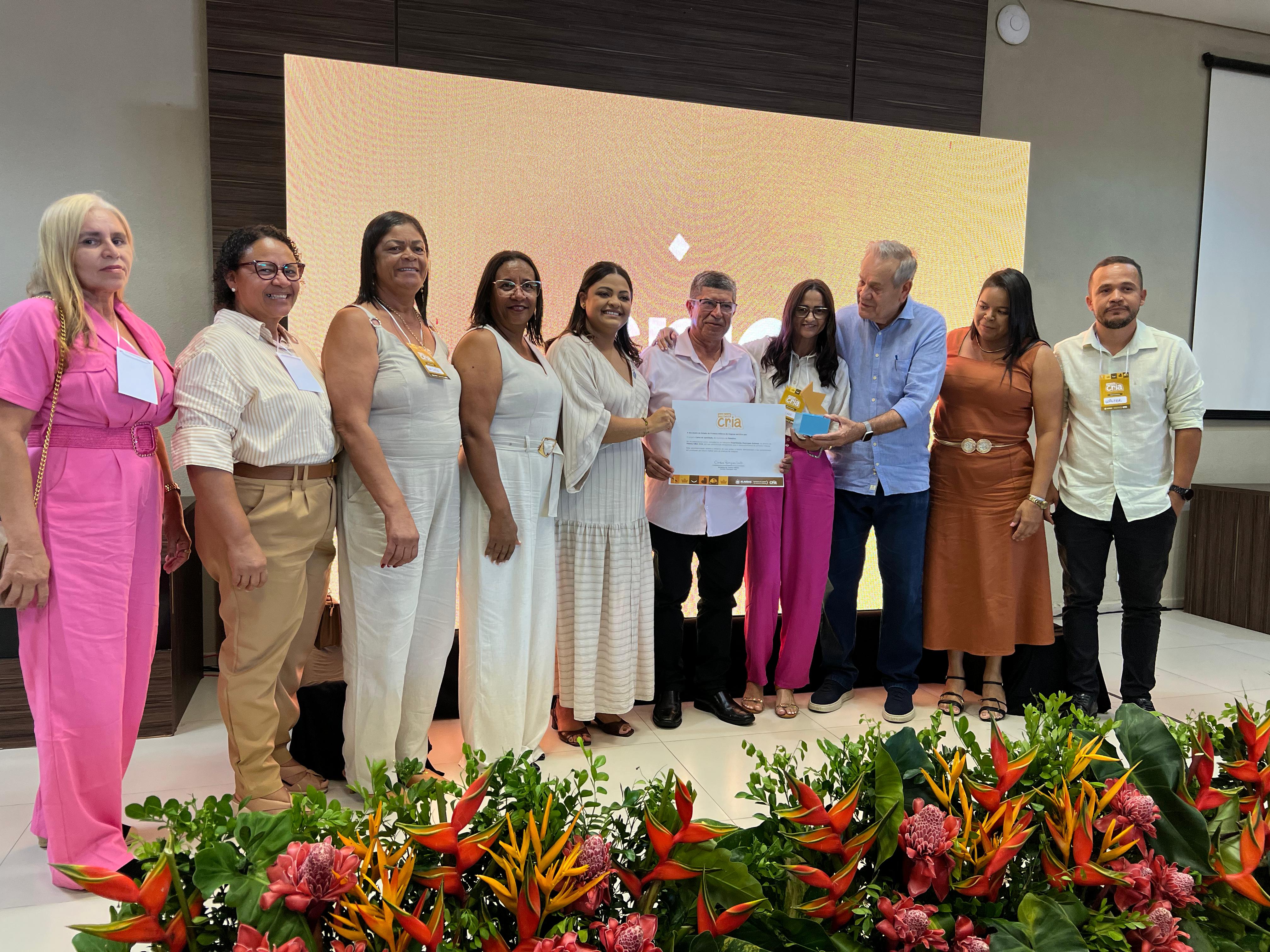 Prêmio Cria: Palestina é premiada na categoria “Experiências Municipais Exitosas”